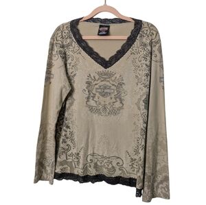 Y2K 90s Harley Hawaii Long sleeve *psl